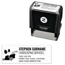 Gräsmatta- eller landskapsvård med muskel- och Löv