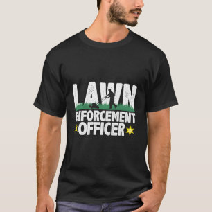 Gräsmatta Enforcet Officer Lawnmower Mower T Shirt