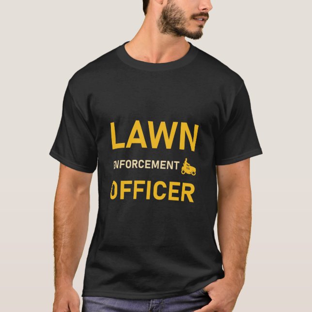 Gräsmatta exekutionstjänsteman,  Gräsmatta T Shirt (Framsida)