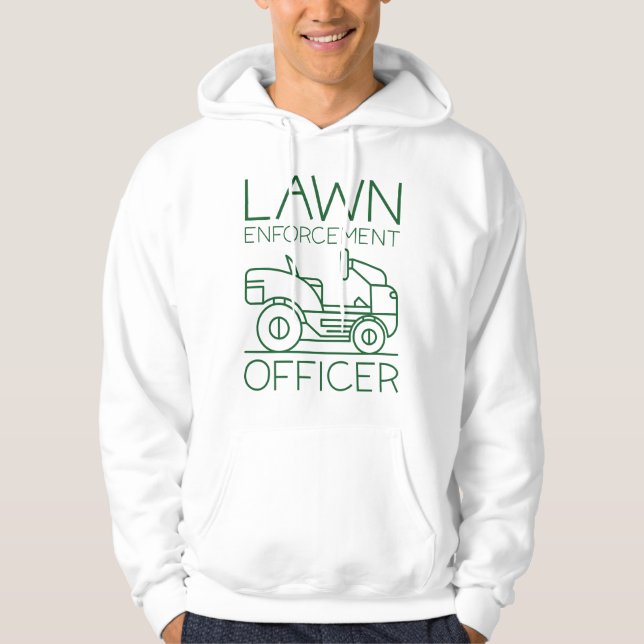 Gräsmatta exekutionstjänsteman hoodie (Framsida)