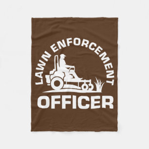 Gräsmatta exekutionstjänsteman Landscaper Lawnmowe Fleecefilt