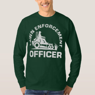 Gräsmatta exekutionstjänsteman Landscaper Lawnmowe T Shirt