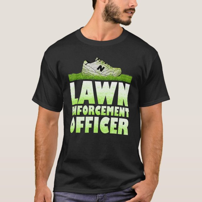 Gräsmatta exekutionstjänsteman Landscaper T Shirt (Framsida)