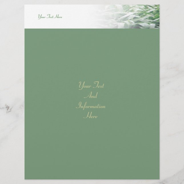 Gräsmatta Flyer (Framsidan)