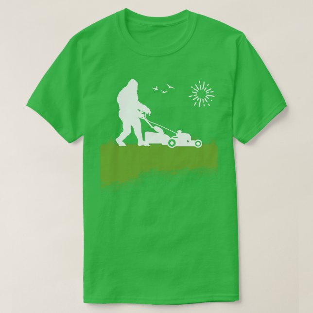 gräsmatta för färgning och skärning av gräs 1 t shirt (Design framsida)