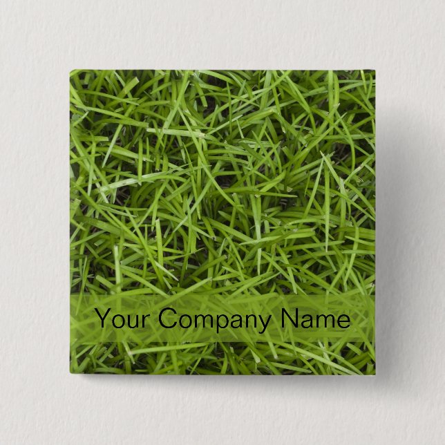 Gräsmatta för säljfrämjande Gröntar Knapp (Framsida)
