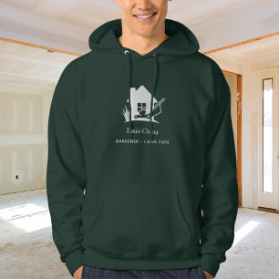 Gräsmatta grönt gräsmattor hoodie