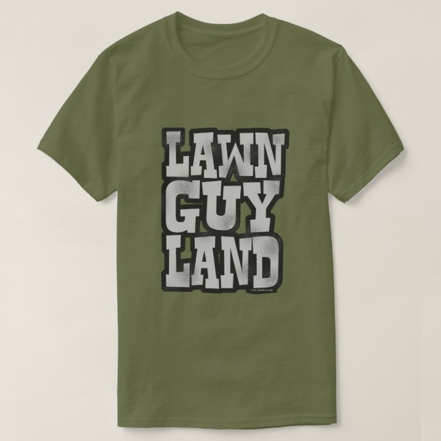 Gräsmatta Guy Land Epic Long Island Motto T Shirt (Design framsida)