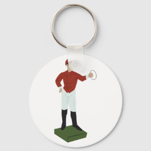 Gräsmatta Jockey Nyckelring