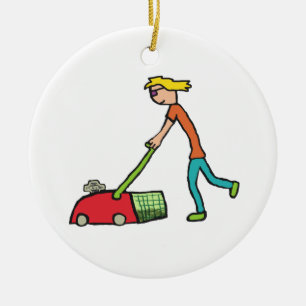 Gräsmatta Julgransprydnad Keramik