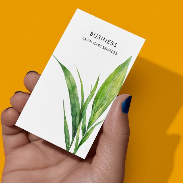 Gräsmatta Landscaping Flytta Business Service Visitkort (Skapare uppladdad)