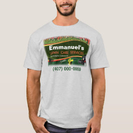 Gräsmatta Landscaping Grass Cining Grönt T-Shirt