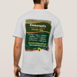 Gräsmatta Landscaping Grass Cining Grönt T-Shirt<br><div class="desc">Ge gräsmatta ett bra landskap med de här gröntarna t-shirts. Anpassa genom att vid behov lägga till egen information. Teckningar på den här skjortan är gräsmatta,  varvskål,  löv-blåsare och häckklippare.</div>