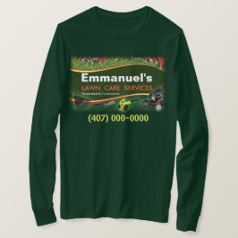 Gräsmatta Landscaping Grass cut Långärmad Shirt T Shirt