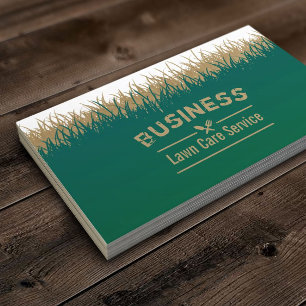 Gräsmatta Landscaping Professionell Groundskeepin Visitkort