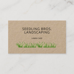 Gräsmatta Landscaping QR-kod Visitkort