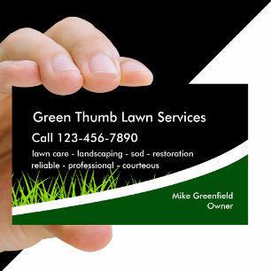 Gräsmatta Landscaping Service Visitkort