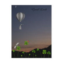 Gräsmatta med fyrklöver - Lycka till