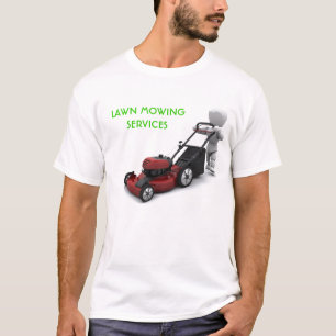 Gräsmatta Meja Företag T-tröja T-shirt
