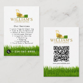 Gräsmatta Mining Cining Services, Guld Gräsmatta C Visitkort