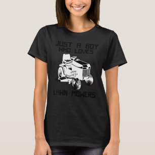 Gräsmatta Moring Boys Kids Gräsmatta Mower Farm  T Shirt