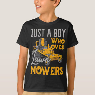 Gräsmatta Mose är en pojke som Kärlek Mowers Garde T Shirt