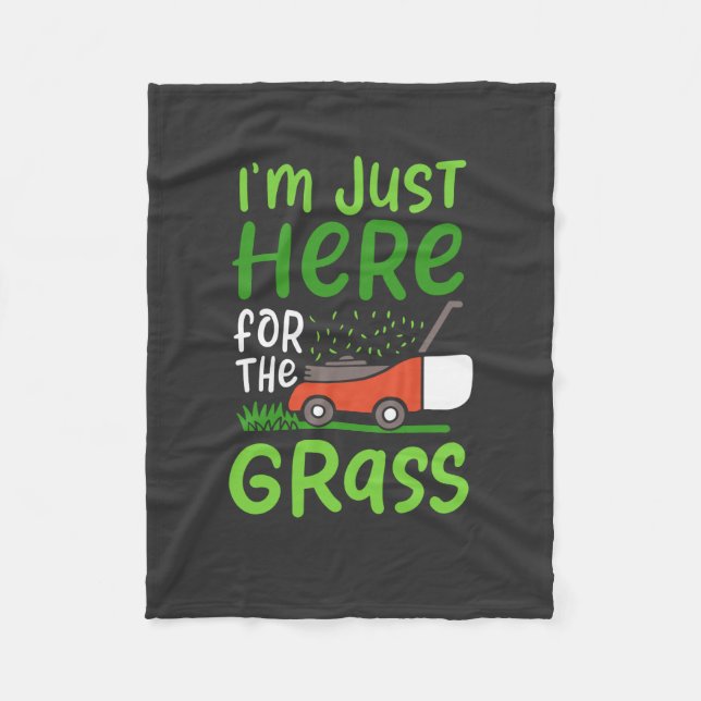 Gräsmatta Mower Fleecefilt (Framsidan)