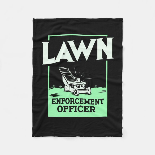  Gräsmatta Mower Gift Fleecefilt (Framsidan)