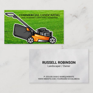 Gräsmatta Mower Graphics Affärskortet Klipp ut g Visitkort