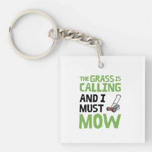 Gräsmatta Mower - gräset ringer och jag måste gå