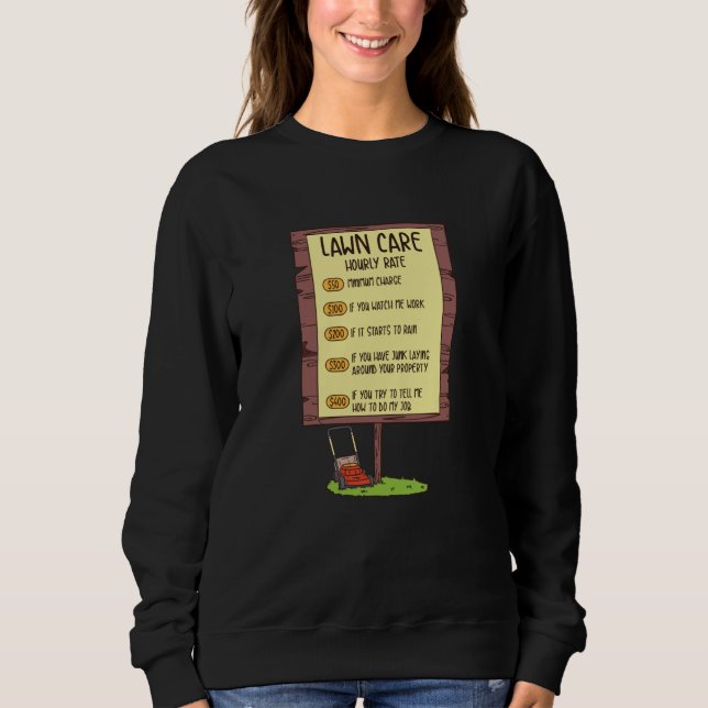 Gräsmatta Mower - Gräsmatta-timtaxa T Shirt (Framsida)