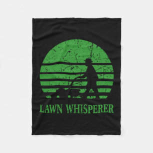 Gräsmatta Mower Gräsmatta Whisperer Gardener Gift Fleecefilt