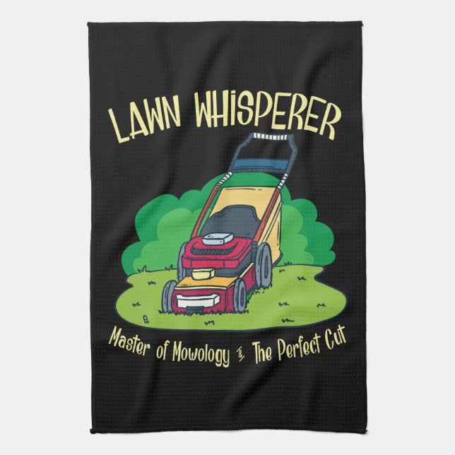 Gräsmatta Mower - Gräsmatta Whisperer Kökshandduk (Vertikal)