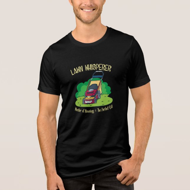 Gräsmatta Mower - Gräsmatta Whisperer T Shirt (Framsida)