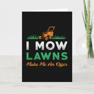 Gräsmatta Mower I Mow Lawns Gardener Garden Gräsma Kort
