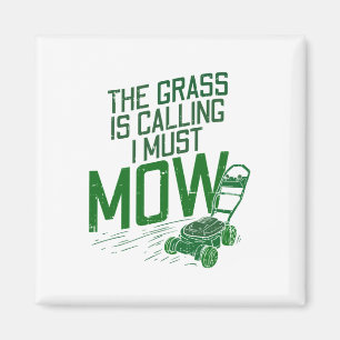 Gräsmatta Mower Magnet