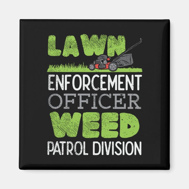 Gräsmatta Mower Magnet (Framsidan)