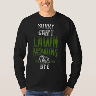 Gräsmatta Mower Mows Pappa Far Landscaper Vintage  T Shirt