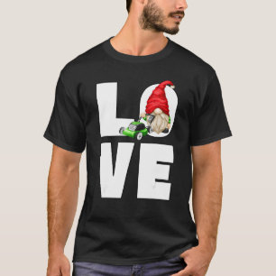 Gräsmatta Mower Pappa Garden Gnome För manar WHO K T Shirt