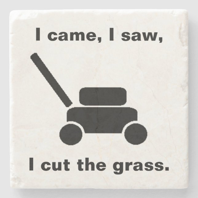 Gräsmatta Mower Stone Underlägg (Framsidan)