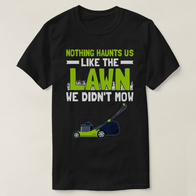 Gräsmatta Mowers Mwing Landscaper Landscaping 5 T Shirt (Design framsida)