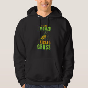 Gräsmatta Mowi, jag kom hit, Gräsmatta-traktor för Hoodie