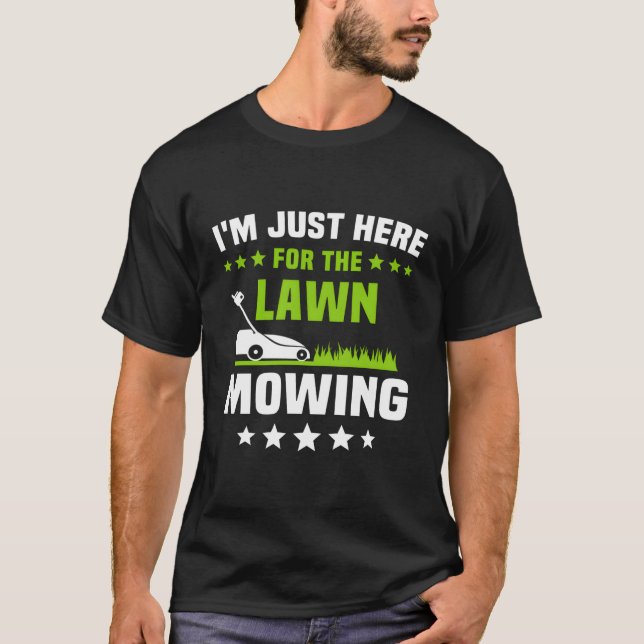 Gräsmatta Mows Lawnmower Mow Gräsmatta Mow Msing T Shirt (Framsida)