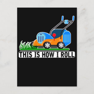 Gräsmatta Mwing Humor Landscaping Janitor Vykort