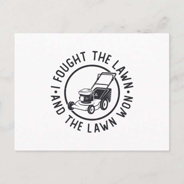 Gräsmatta Mwing jag hittade Gräsmatta och Gräsmatt Vykort (Framsida)