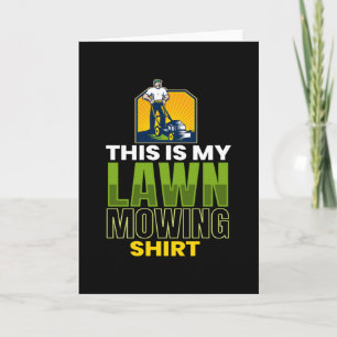Gräsmatta Mwing Shirt Gräsmatta Mower Garden Kort