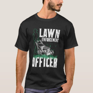 Gräsmatta Mwing Trimmer Worker Gardener liggande T Shirt