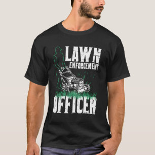 Gräsmatta Mwing Trimmer Worker Gardener liggande T Shirt
