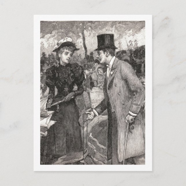 Gräsmatta, nära Stanhope Vykort (Framsida)