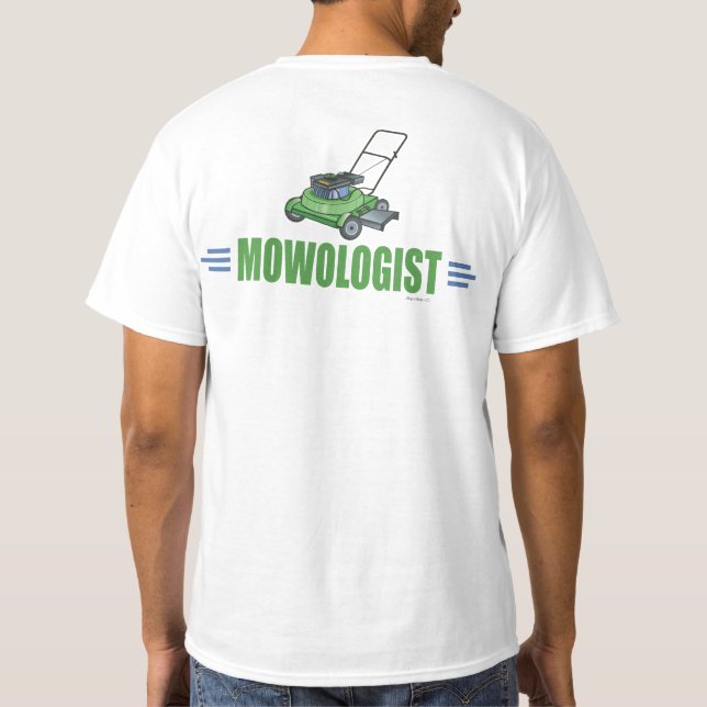 Gräsmatta- och ängsgående gräs- och landskapsvarv tee shirt (Baksida)